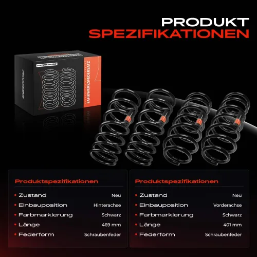 Fahrwerksfeder vorne und hinten Frankberg 5481FB0067409 Bild Fahrwerksfeder vorne und hinten Frankberg 5481FB0067409