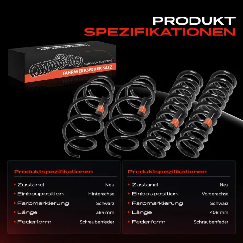 Fahrwerksfeder vorne und hinten Frankberg 5481FB0067490 Bild Fahrwerksfeder vorne und hinten Frankberg 5481FB0067490