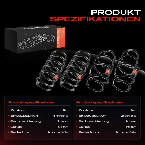 Fahrwerksfeder vorne und hinten Frankberg 5481FB0067564 Bild Fahrwerksfeder vorne und hinten Frankberg 5481FB0067564