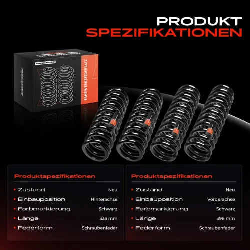 Fahrwerksfeder vorne und hinten Frankberg 5481FB0067645 Bild Fahrwerksfeder vorne und hinten Frankberg 5481FB0067645