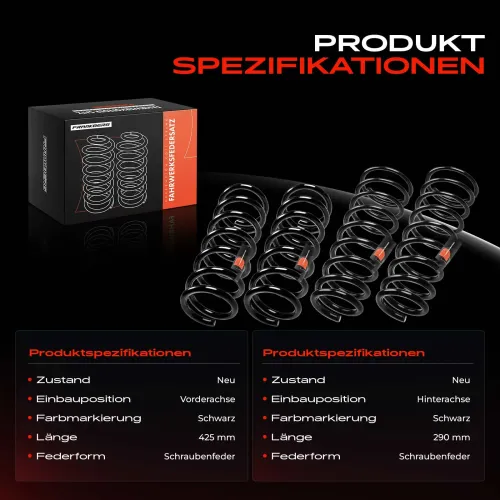 Fahrwerksfeder vorne und hinten Frankberg 5481FB0067778 Bild Fahrwerksfeder vorne und hinten Frankberg 5481FB0067778