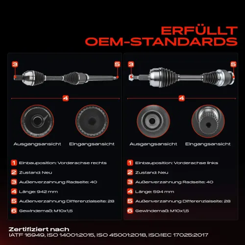 Antriebswelle Vorderachse beidseitig Frankberg 5481FB0067785 Bild Antriebswelle Vorderachse beidseitig Frankberg 5481FB0067785