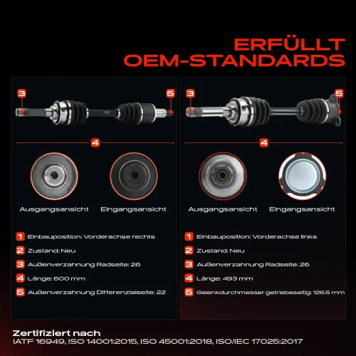Antriebswelle Vorderachse beidseitig Frankberg 5481FB0067789 Bild Antriebswelle Vorderachse beidseitig Frankberg 5481FB0067789