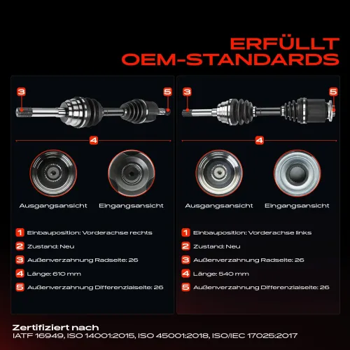 Antriebswelle Vorderachse beidseitig Frankberg 5481FB0067796 Bild Antriebswelle Vorderachse beidseitig Frankberg 5481FB0067796
