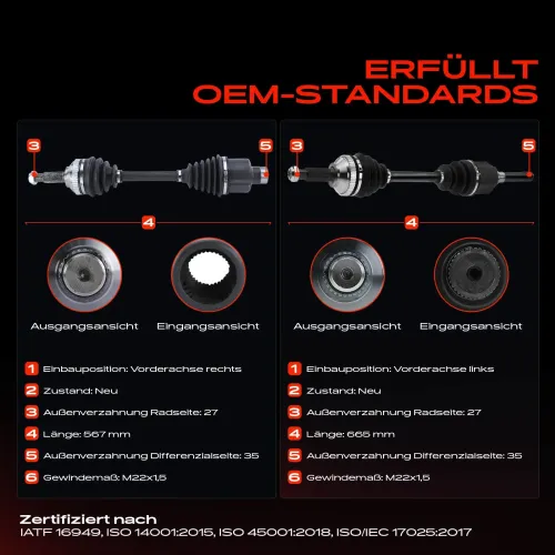 Antriebswelle Vorderachse beidseitig Frankberg 5481FB0067804 Bild Antriebswelle Vorderachse beidseitig Frankberg 5481FB0067804