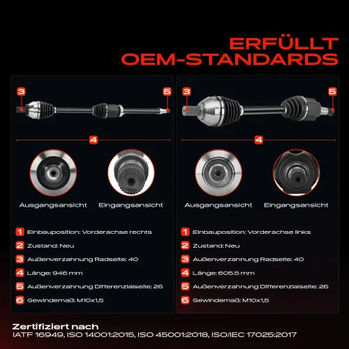 Antriebswelle Vorderachse beidseitig Frankberg 5481FB0067819 Bild Antriebswelle Vorderachse beidseitig Frankberg 5481FB0067819
