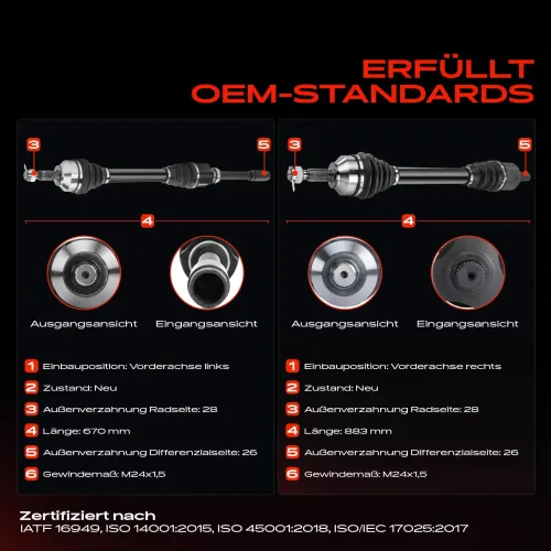Antriebswelle Vorderachse beidseitig Frankberg 5481FB0067839 Bild Antriebswelle Vorderachse beidseitig Frankberg 5481FB0067839
