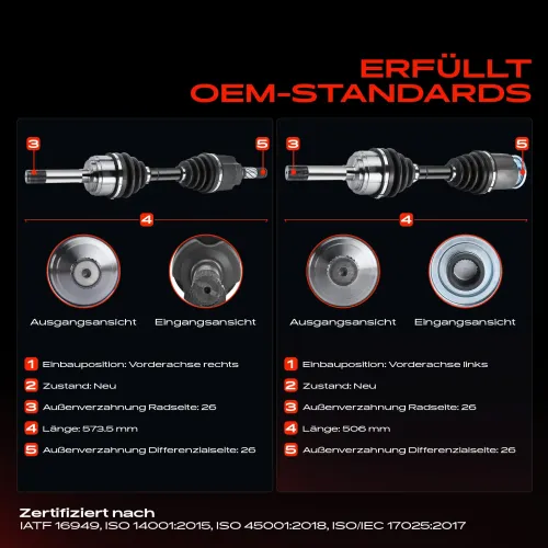 Antriebswelle Vorderachse beidseitig Frankberg 5481FB0067847 Bild Antriebswelle Vorderachse beidseitig Frankberg 5481FB0067847