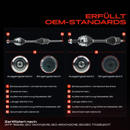 Antriebswelle Vorderachse beidseitig Frankberg 5481FB0067870 Bild Antriebswelle Vorderachse beidseitig Frankberg 5481FB0067870