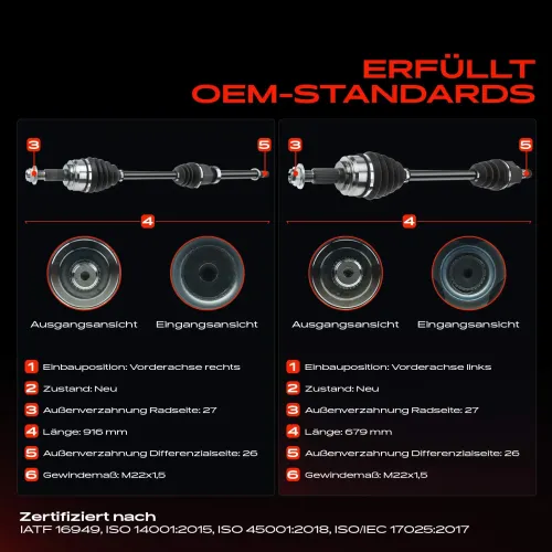 Antriebswelle Vorderachse beidseitig Frankberg 5481FB0067875 Bild Antriebswelle Vorderachse beidseitig Frankberg 5481FB0067875