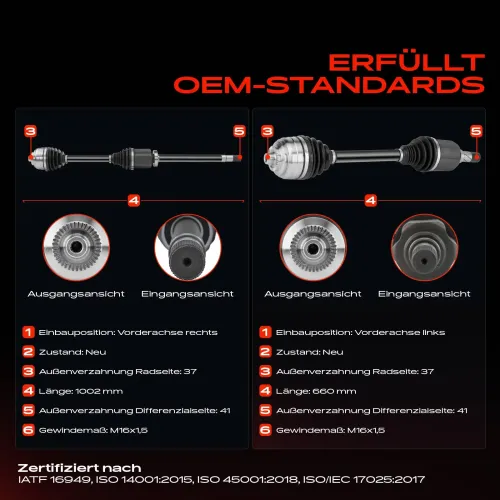 Antriebswelle Vorderachse beidseitig Frankberg 5481FB0067879 Bild Antriebswelle Vorderachse beidseitig Frankberg 5481FB0067879