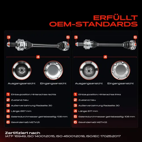 Antriebswelle Hinterachse beidseitig Frankberg 5481FB0067880 Bild Antriebswelle Hinterachse beidseitig Frankberg 5481FB0067880