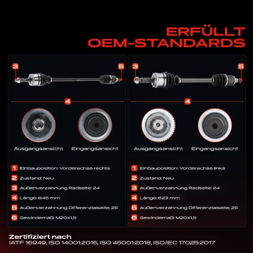 Antriebswelle Vorderachse beidseitig Frankberg 5481FB0068038 Bild Antriebswelle Vorderachse beidseitig Frankberg 5481FB0068038