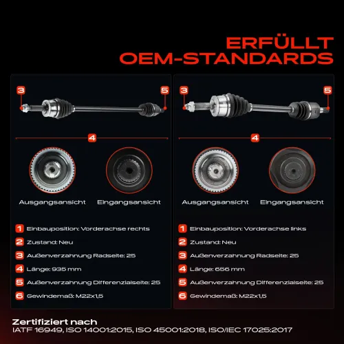 Antriebswelle Vorderachse beidseitig Frankberg 5481FB0068039 Bild Antriebswelle Vorderachse beidseitig Frankberg 5481FB0068039