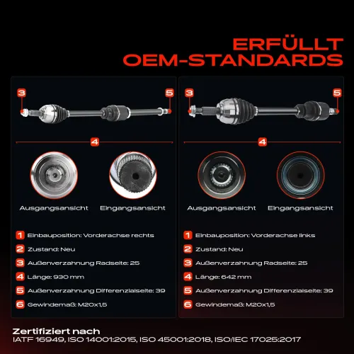 Antriebswelle Vorderachse beidseitig Frankberg 5481FB0068053 Bild Antriebswelle Vorderachse beidseitig Frankberg 5481FB0068053