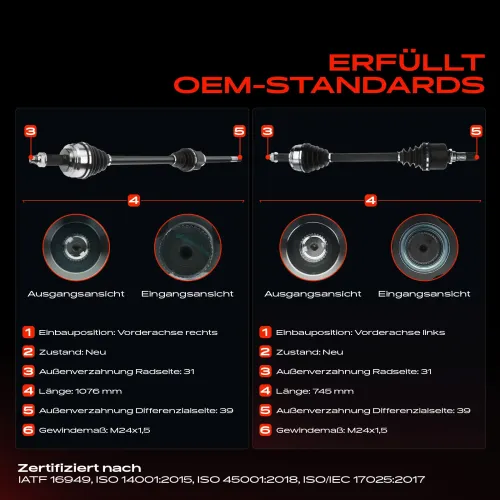 Antriebswelle Vorderachse beidseitig Frankberg 5481FB0068057 Bild Antriebswelle Vorderachse beidseitig Frankberg 5481FB0068057
