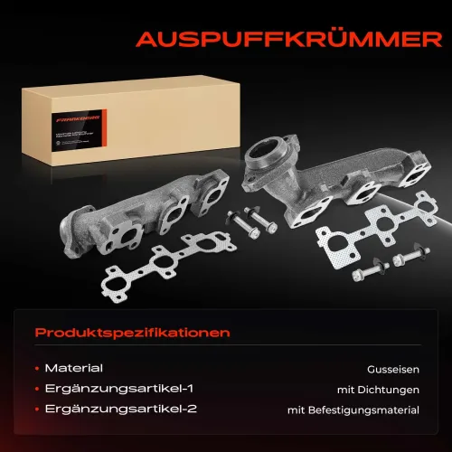Krümmer, Abgasanlage Frankberg 5481FB0068545 Bild Krümmer, Abgasanlage Frankberg 5481FB0068545