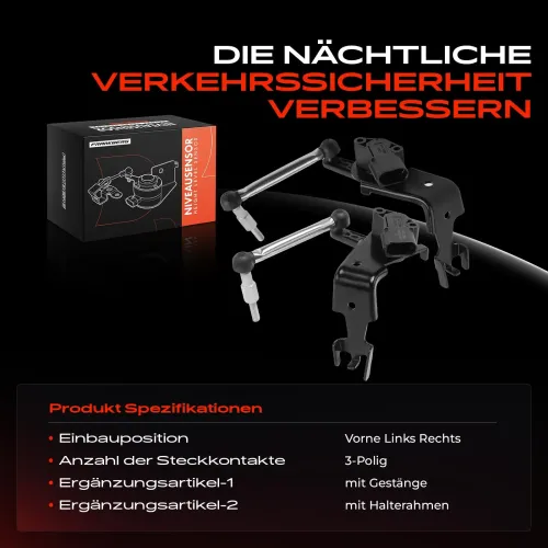 Sensor, Leuchtweitenregulierung Vorderachse beidseitig Frankberg 5481FB0068653 Bild Sensor, Leuchtweitenregulierung Vorderachse beidseitig Frankberg 5481FB0068653