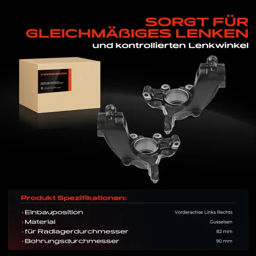 Achsschenkel, Radaufhängung Vorderachse beidseitig Frankberg 5481FB0068788 Bild Achsschenkel, Radaufhängung Vorderachse beidseitig Frankberg 5481FB0068788