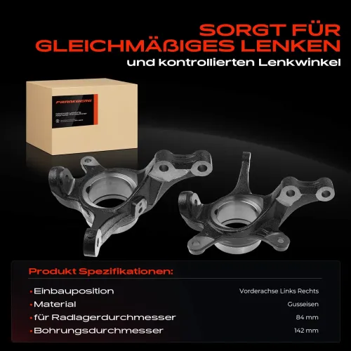 Achsschenkel, Radaufhängung Vorderachse beidseitig Frankberg 5481FB0068852 Bild Achsschenkel, Radaufhängung Vorderachse beidseitig Frankberg 5481FB0068852