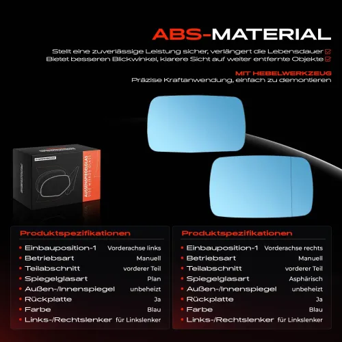 Spiegelglas, Außenspiegel Vorderachse Frankberg 5481FB0068962 Bild Spiegelglas, Außenspiegel Vorderachse Frankberg 5481FB0068962