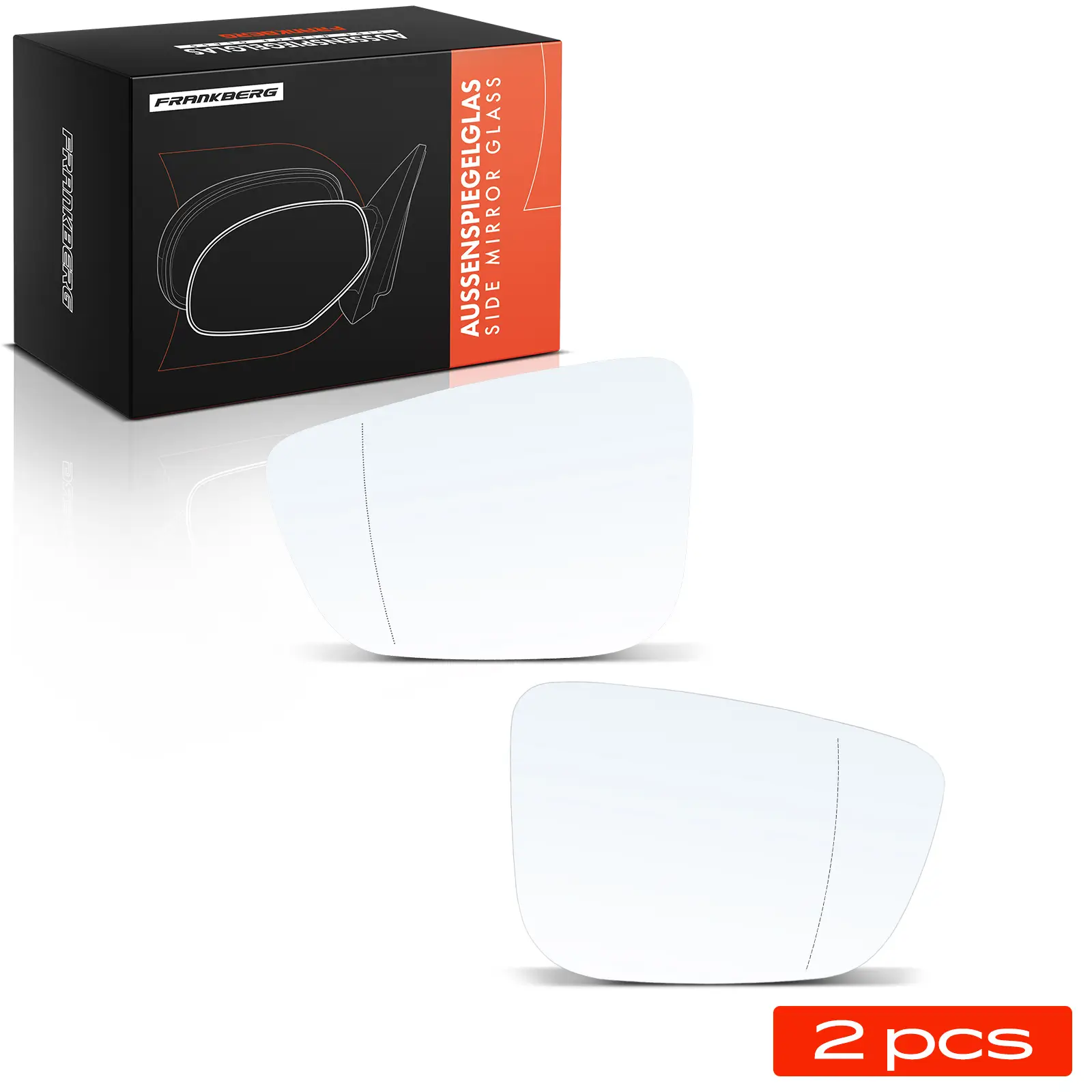 Spiegelglas, Außenspiegel Vorderachse Frankberg 5481FB0068973