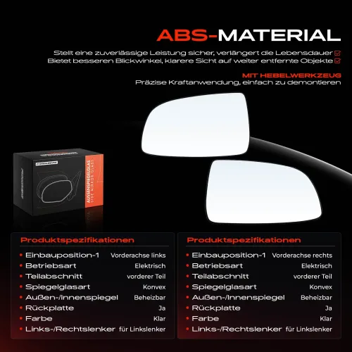 Spiegelglas, Außenspiegel Vorderachse Frankberg 5481FB0068975 Bild Spiegelglas, Außenspiegel Vorderachse Frankberg 5481FB0068975