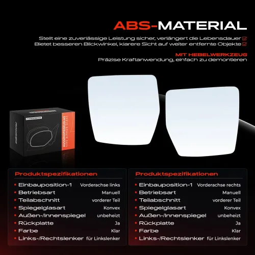 Spiegelglas, Außenspiegel Vorderachse Frankberg 5481FB0068978 Bild Spiegelglas, Außenspiegel Vorderachse Frankberg 5481FB0068978