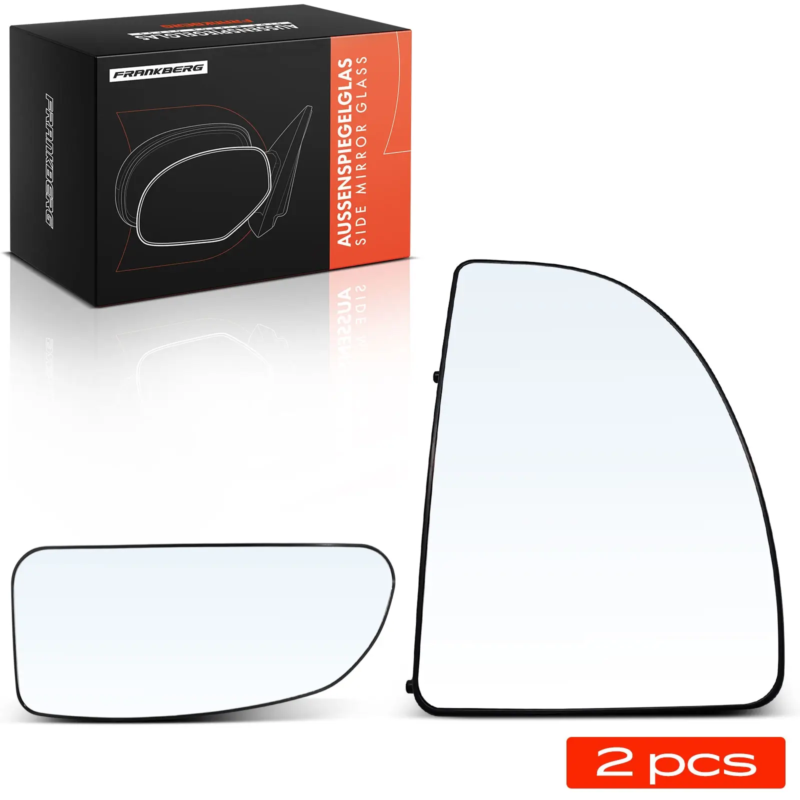 Spiegelglas, Außenspiegel Vorderachse rechts Frankberg 5481FB0068981