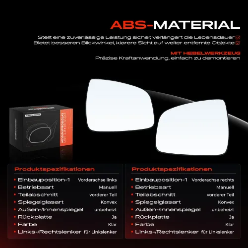 Spiegelglas, Außenspiegel Vorderachse Frankberg 5481FB0068996 Bild Spiegelglas, Außenspiegel Vorderachse Frankberg 5481FB0068996