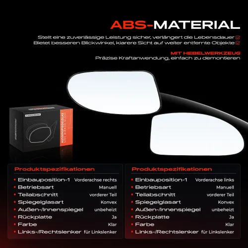 Spiegelglas, Außenspiegel Vorderachse Frankberg 5481FB0069003 Bild Spiegelglas, Außenspiegel Vorderachse Frankberg 5481FB0069003