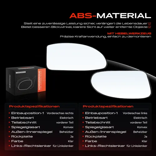 Spiegelglas, Außenspiegel Vorderachse Frankberg 5481FB0069004 Bild Spiegelglas, Außenspiegel Vorderachse Frankberg 5481FB0069004