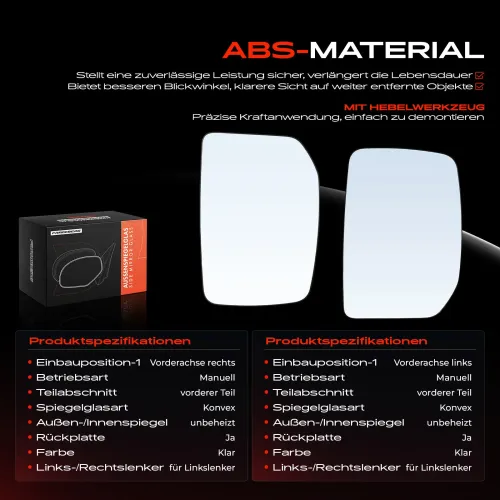 Spiegelglas, Außenspiegel Vorderachse Frankberg 5481FB0069009 Bild Spiegelglas, Außenspiegel Vorderachse Frankberg 5481FB0069009