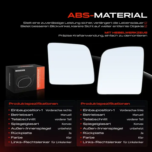 Spiegelglas, Außenspiegel Vorderachse Frankberg 5481FB0069011 Bild Spiegelglas, Außenspiegel Vorderachse Frankberg 5481FB0069011