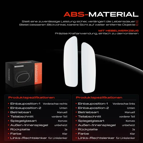 Spiegelglas, Außenspiegel Vorderachse Frankberg 5481FB0069024 Bild Spiegelglas, Außenspiegel Vorderachse Frankberg 5481FB0069024