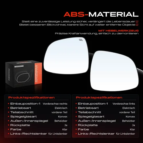 Spiegelglas, Außenspiegel Vorderachse Frankberg 5481FB0069026 Bild Spiegelglas, Außenspiegel Vorderachse Frankberg 5481FB0069026