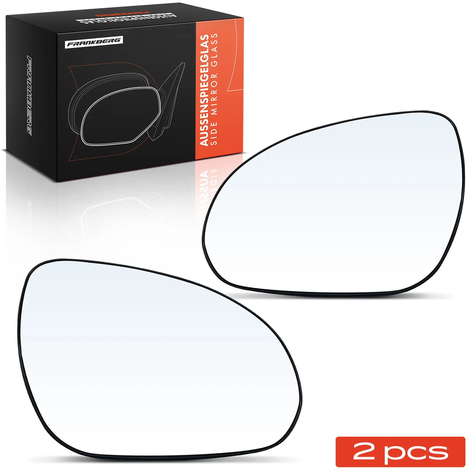 Spiegelglas, Außenspiegel Vorderachse Frankberg 5481FB0069034