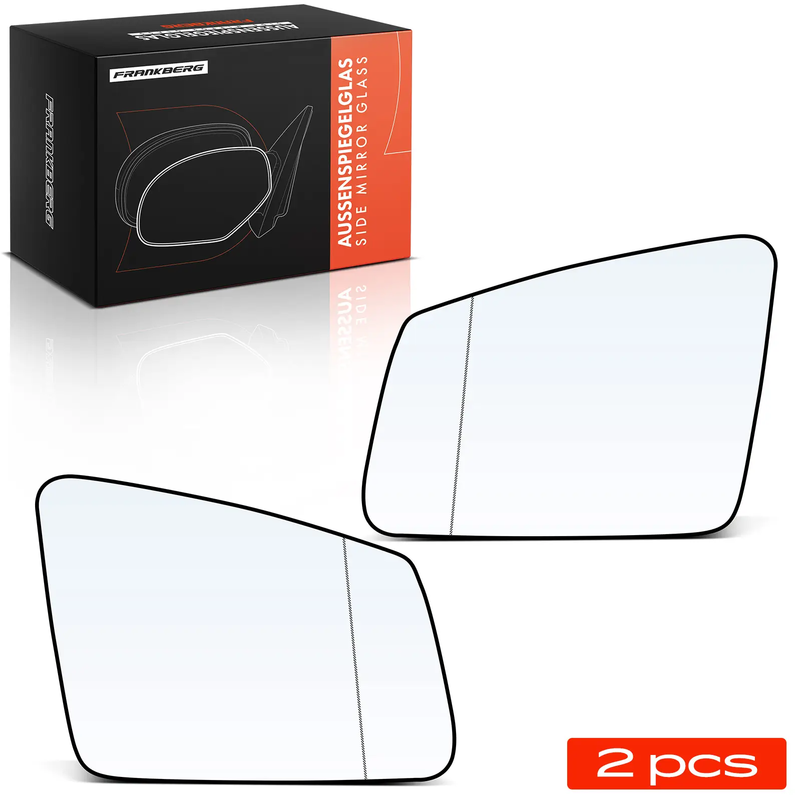 Spiegelglas, Außenspiegel Vorderachse Frankberg 5481FB0069056