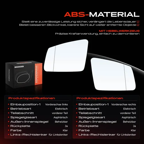 Spiegelglas, Außenspiegel Vorderachse Frankberg 5481FB0069056 Bild Spiegelglas, Außenspiegel Vorderachse Frankberg 5481FB0069056