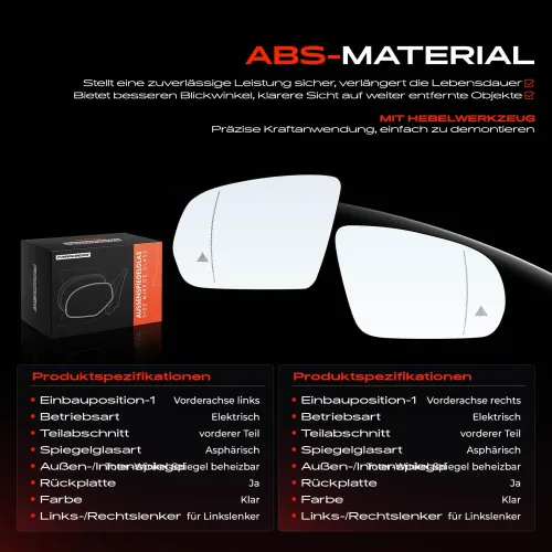 Spiegelglas, Außenspiegel Vorderachse Frankberg 5481FB0069065 Bild Spiegelglas, Außenspiegel Vorderachse Frankberg 5481FB0069065