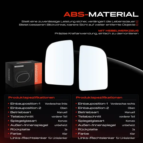 Spiegelglas, Außenspiegel Vorderachse Frankberg 5481FB0069066 Bild Spiegelglas, Außenspiegel Vorderachse Frankberg 5481FB0069066