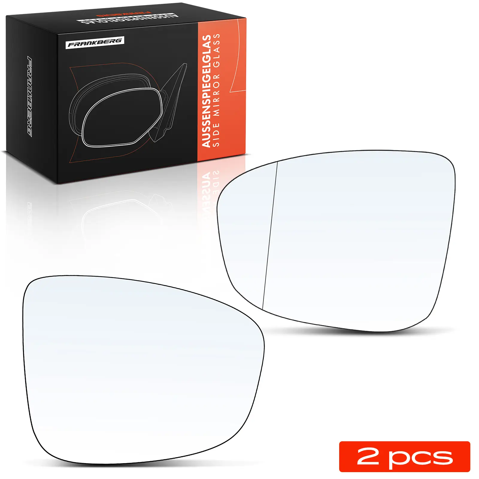 Spiegelglas, Außenspiegel Vorderachse Frankberg 5481FB0069071