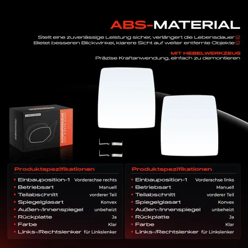 Spiegelglas, Außenspiegel Vorderachse Frankberg 5481FB0069075 Bild Spiegelglas, Außenspiegel Vorderachse Frankberg 5481FB0069075