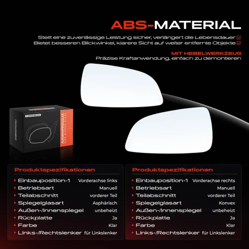 Spiegelglas, Außenspiegel Vorderachse Frankberg 5481FB0069078 Bild Spiegelglas, Außenspiegel Vorderachse Frankberg 5481FB0069078