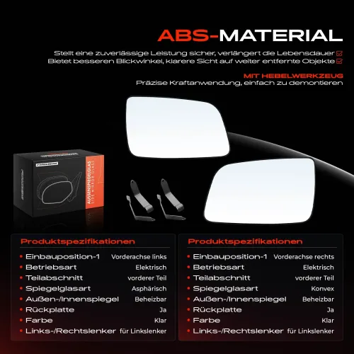 Spiegelglas, Außenspiegel Vorderachse Frankberg 5481FB0069081 Bild Spiegelglas, Außenspiegel Vorderachse Frankberg 5481FB0069081