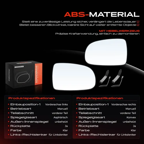 Spiegelglas, Außenspiegel Vorderachse Frankberg 5481FB0069083 Bild Spiegelglas, Außenspiegel Vorderachse Frankberg 5481FB0069083