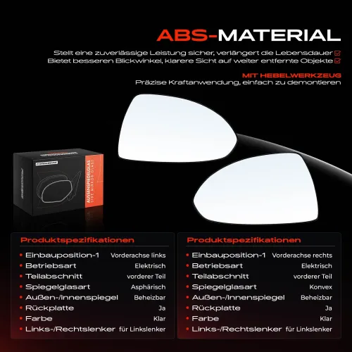 Spiegelglas, Außenspiegel Vorderachse Frankberg 5481FB0069085 Bild Spiegelglas, Außenspiegel Vorderachse Frankberg 5481FB0069085