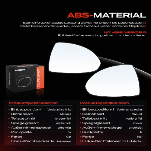Spiegelglas, Außenspiegel Vorderachse Frankberg 5481FB0069086 Bild Spiegelglas, Außenspiegel Vorderachse Frankberg 5481FB0069086