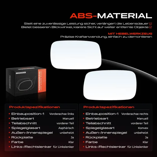 Spiegelglas, Außenspiegel Vorderachse Frankberg 5481FB0069087 Bild Spiegelglas, Außenspiegel Vorderachse Frankberg 5481FB0069087