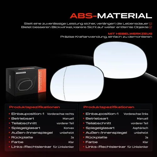 Spiegelglas, Außenspiegel Vorderachse Frankberg 5481FB0069098 Bild Spiegelglas, Außenspiegel Vorderachse Frankberg 5481FB0069098